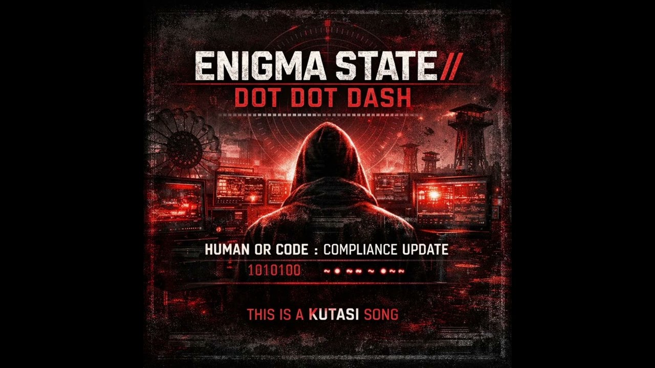 ENIGMA STATE  DOT DOT DASH HUMAN OR CODE  COMPLIANCE UPDATE this is a KUTASI Song