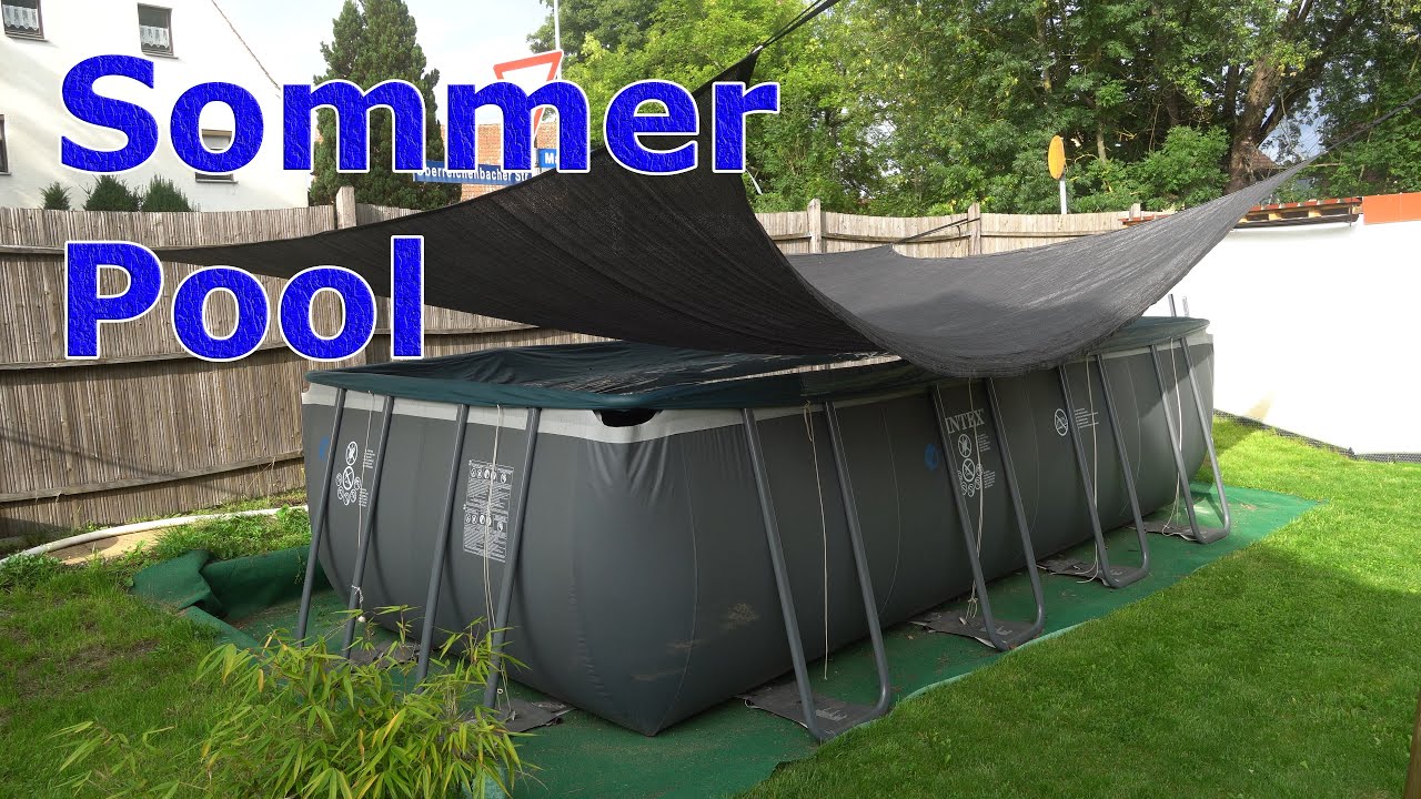 Intex Aufstellpool Sommerpool | Intex Ultra XTR Frame Rectangle Pool | 549x274x132