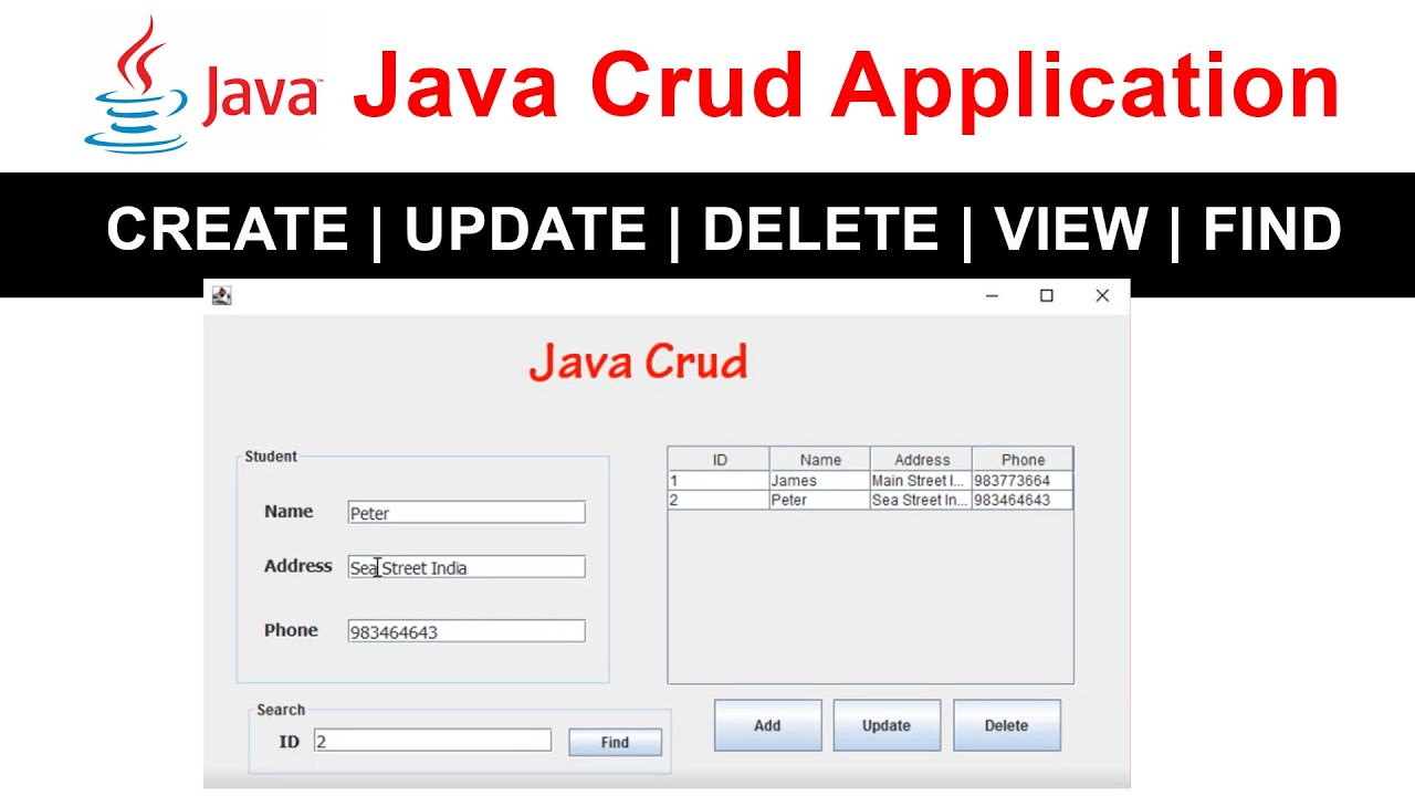 Build Your FIRST Java CRUD Application From Scratch!