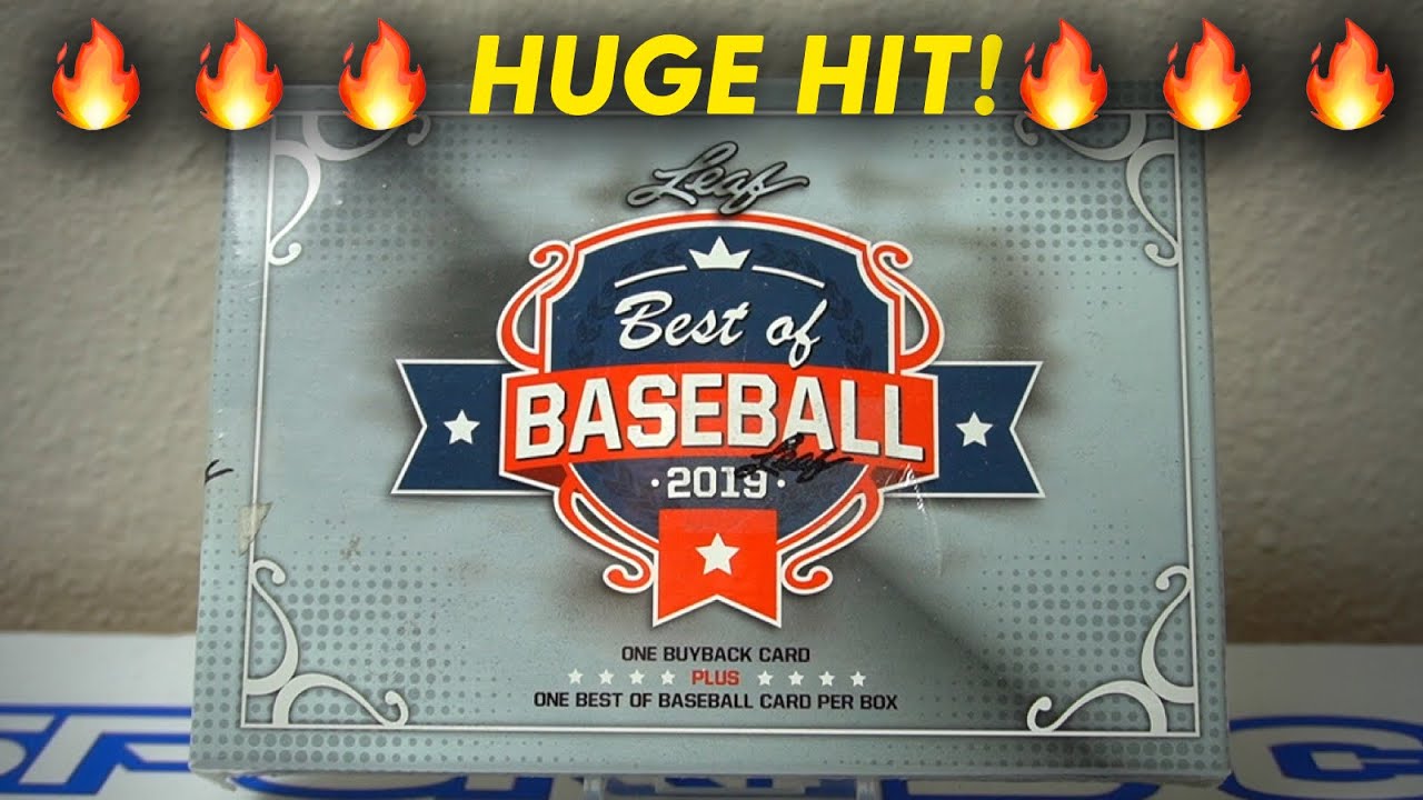 Взлом коробки с лучшими бейсбольными матчами Leaf 2019! 🔥🔥🔥 Огромный успех! 🔥🔥🔥