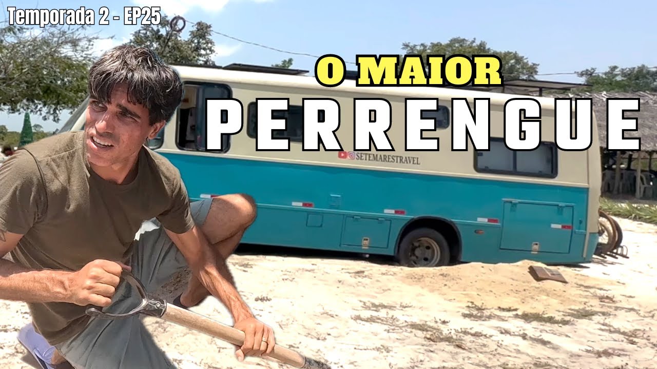 ATOLAMOS O MOTORHOME EM UM LUGAR PARADISÍACO DO MARANHÃO. T02E25.