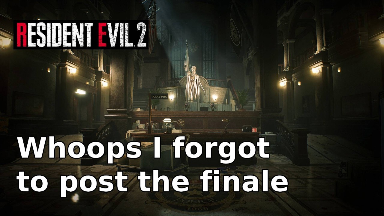 Let's Play Resident Evil 2 Remake - Finale - Whoops! Hadnt uploaded the end.