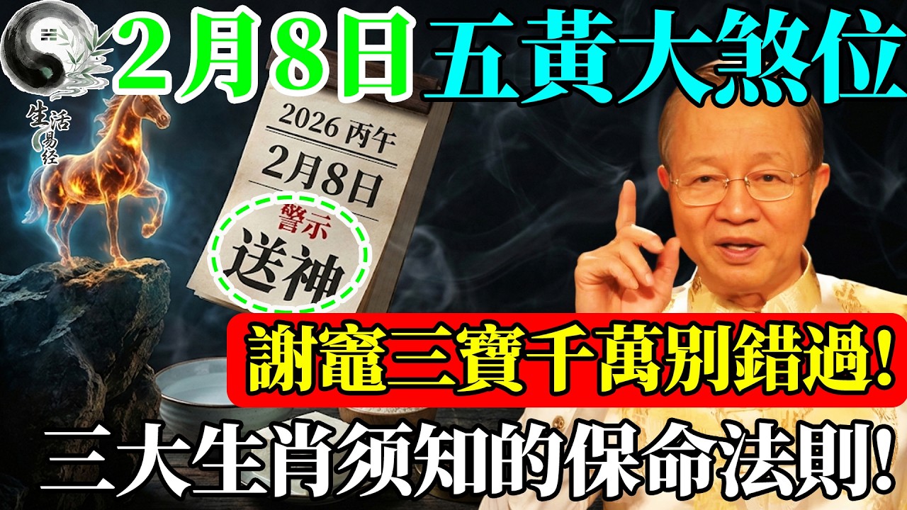 2026丙午火馬劫 離送神只剩不足72小时 這48小時你不把廚房正南清乾淨 灶王爺這一狀告上去 全家衰整年！ #易經智慧 #易經 #曾仕強 #風水 #正能量 #國學智慧 #國學 #人生哲理 #因果