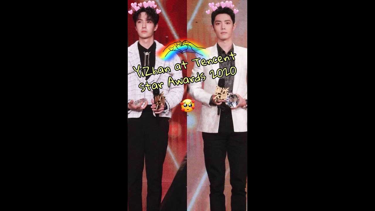 Yizhan at Tencent Star Awards (Wang Yibo & Xiao Zhan moments)