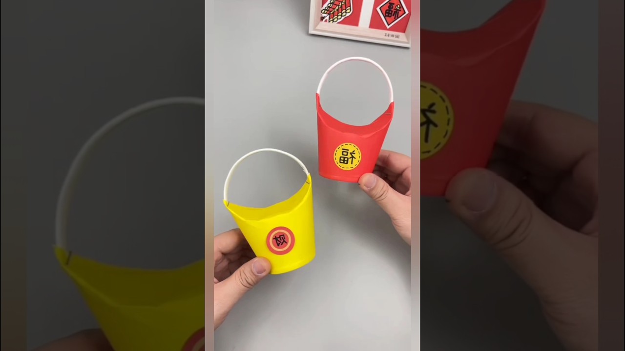 Bag from cup