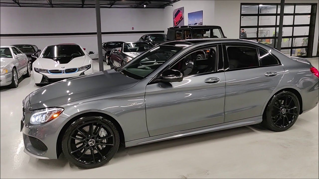 2017 Mercedes Benz C43 AMG Biturbo! AMG Performance Seats and Premium 4 Package! Startup and Walk Ar