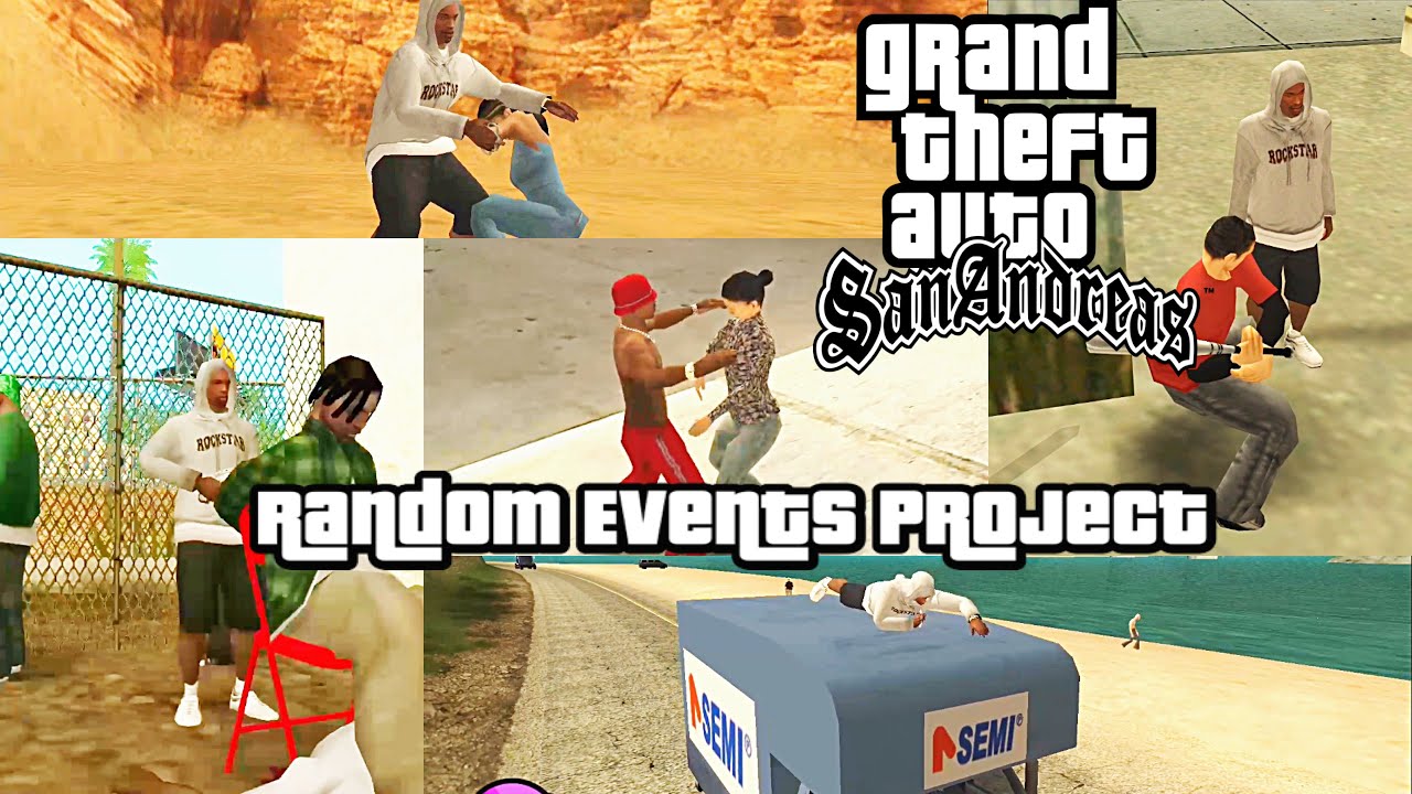 GTA San Andreas Random Events Project Mod Showcase Gameplay 