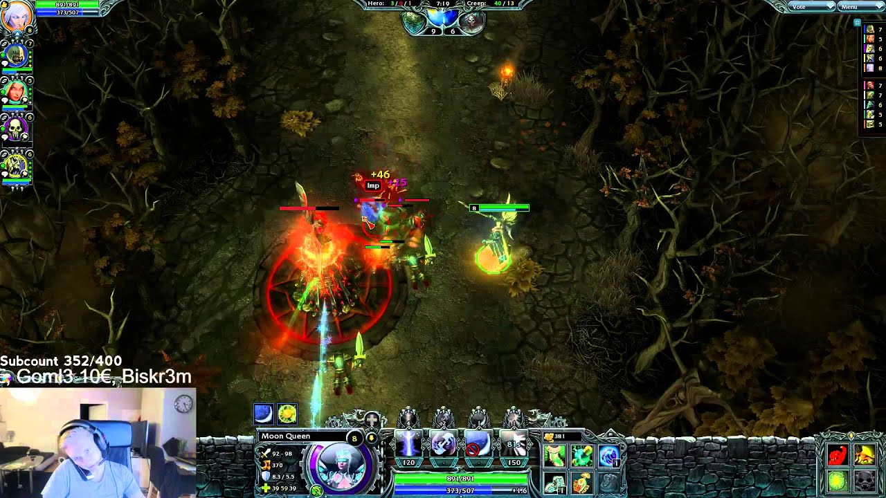 [HoN]AR Solo Queue Game 54: Moon Queen