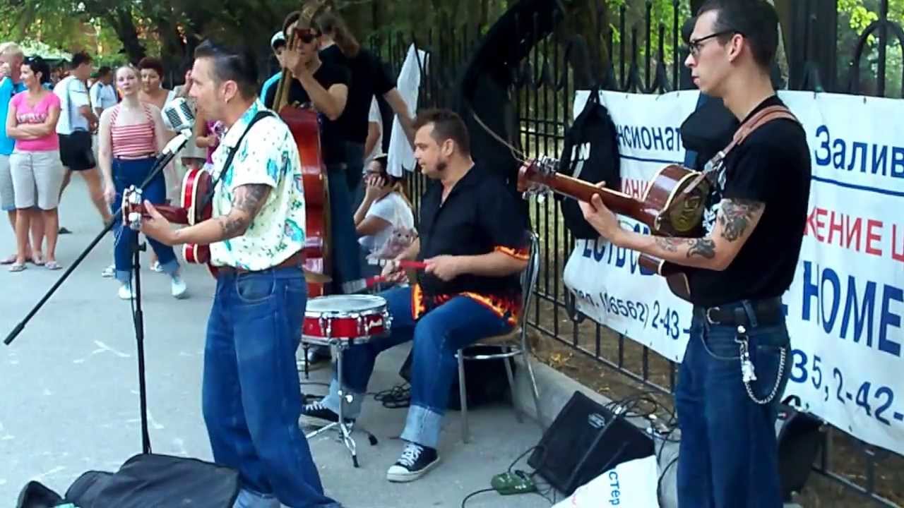 The Wise Guyz - Race With The Devil (GENE VINCENT) Коктебель 2013