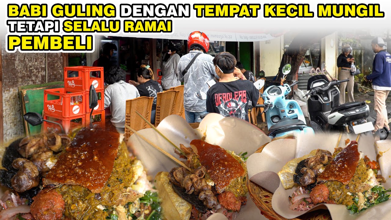 RAMEN 🤩 ROLLING PORK ONLY 16K IN DENPASAR - GENUINE BALI ROLLING PORK STALL