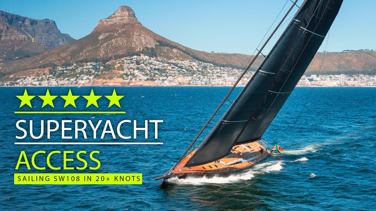 Full Superyacht Experience – we sail stunning new Southern Wind 108 from Cape Town