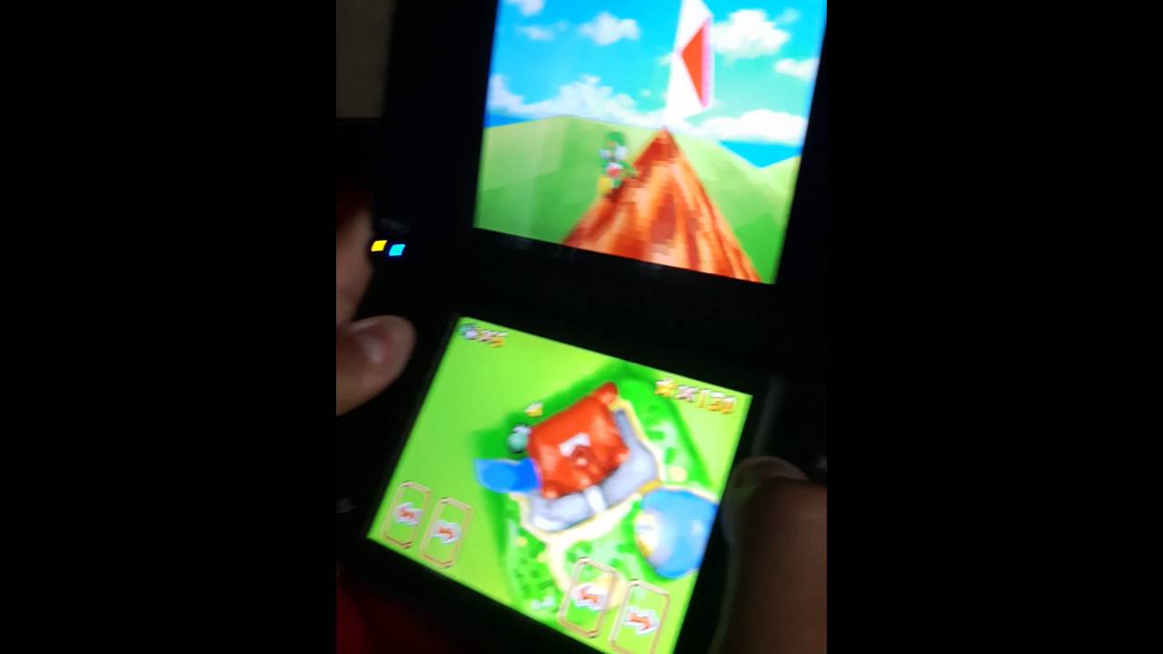 comment monter sur le toit du chateau avec yoshi sans les 150 étoiles sur mario 64 ds