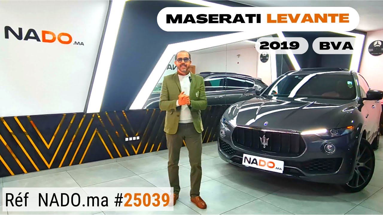 Maserati Levante Certifiée en excellent état à Casablanca - Réf Nado.ma #25039