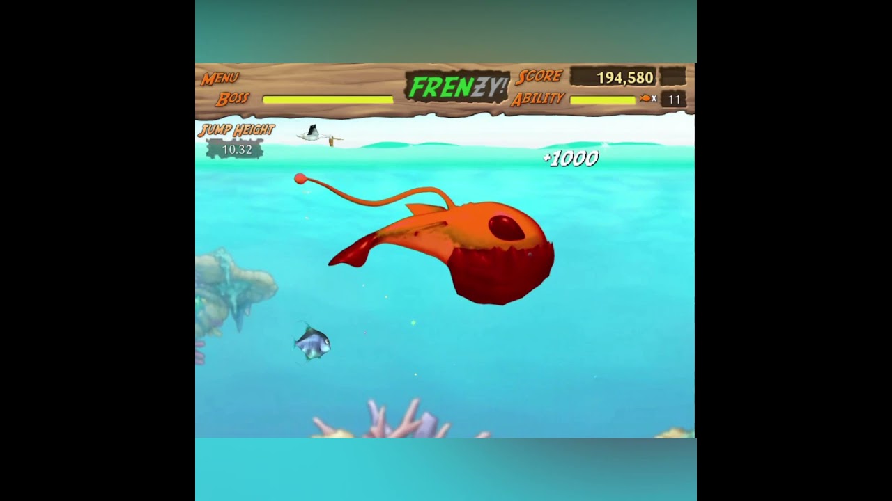 Childhood game | FEEDING FRENZY 2: Shipwreck Showdown - All bosses #shorts #videogames  #allbosses