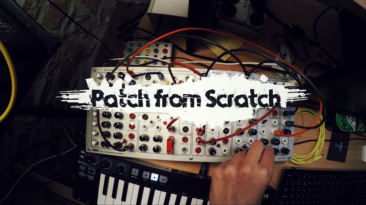 Patch from Scratch - Serge DUSG as Dual VCO with Sequenced Harmony (no talking)