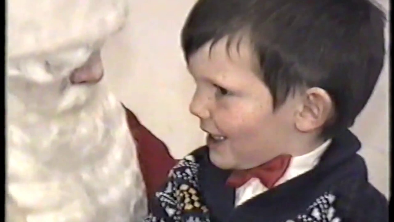 Santa visits Ballycroy hall 1992