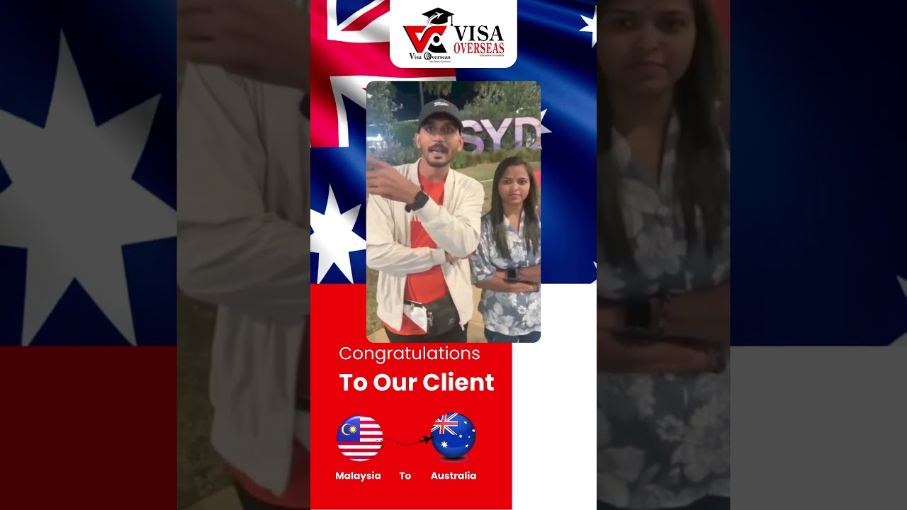 Malaysia to Sydney, Australia successful journey with Visa Overseas!  #visaoverseas #visa