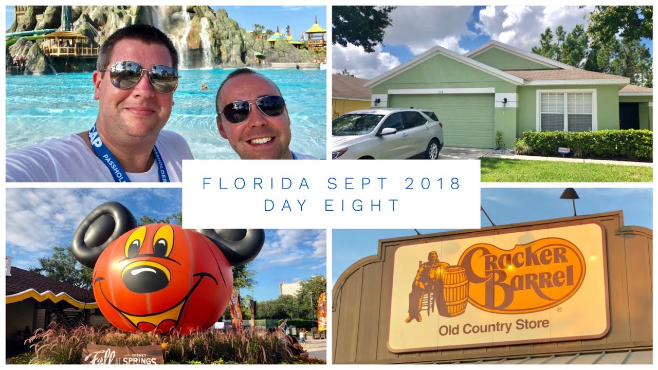Walt Disney World & Florida Vlog - Sept 2018 - Day 8 - Volcano Bay, Villa & Disney Springs shopping