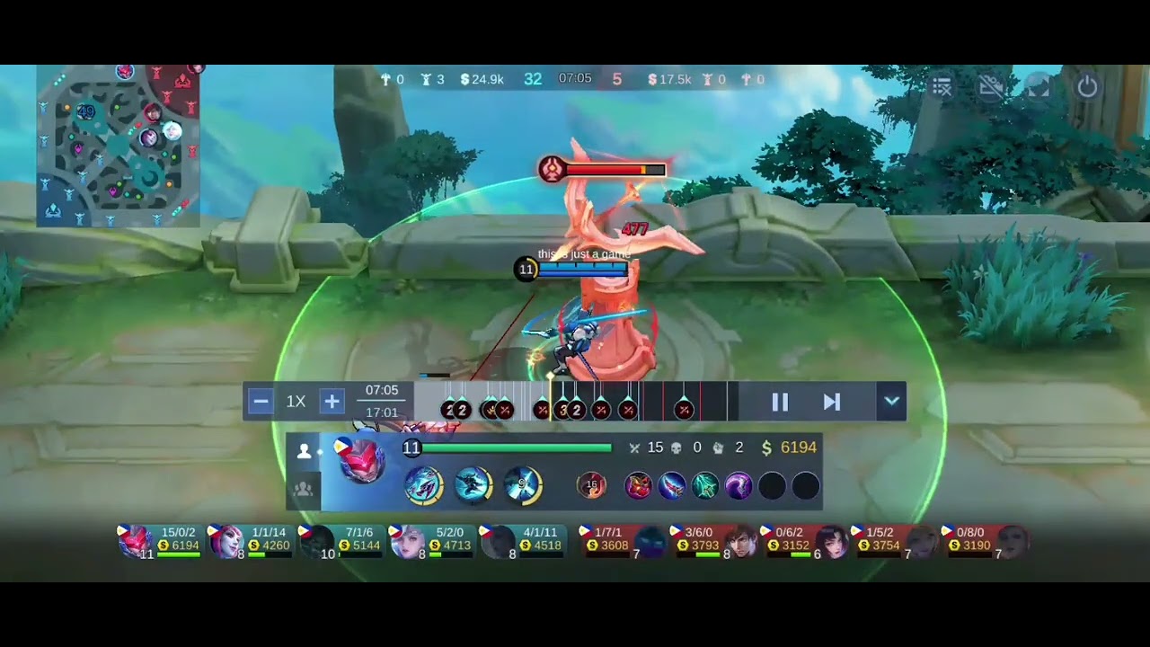 Saber core gameplay...map awareness is the best... strategy and perfect timing 🥰💪