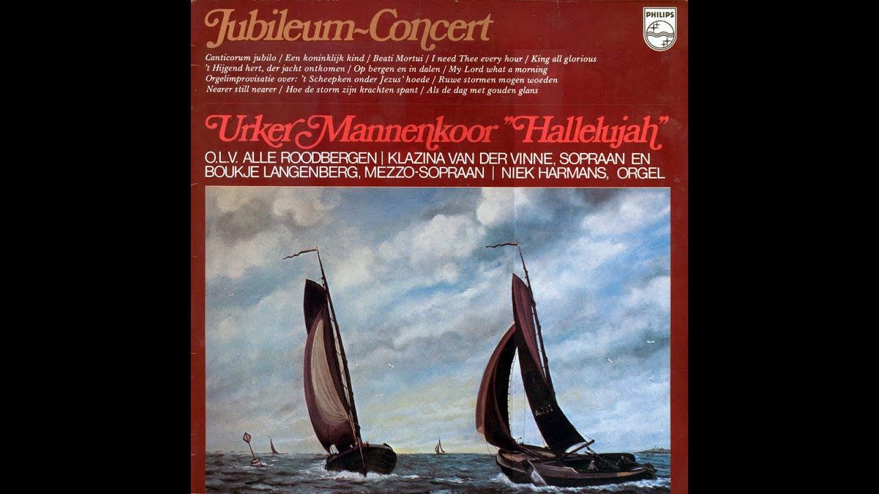Urker Mannenkoor ‘Hallelujah’ o.l.v. Alle Roodbergen – Jubileum 65 jaar. (Niek Harmans orgel) (1975)