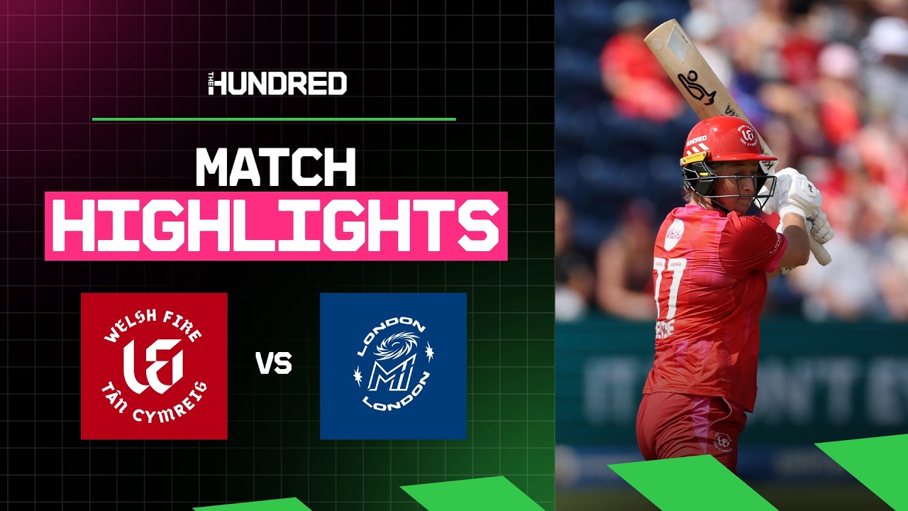 Welsh Fire take BIG WIN over MI London ✨ | Welsh Fire v MI London Highlights