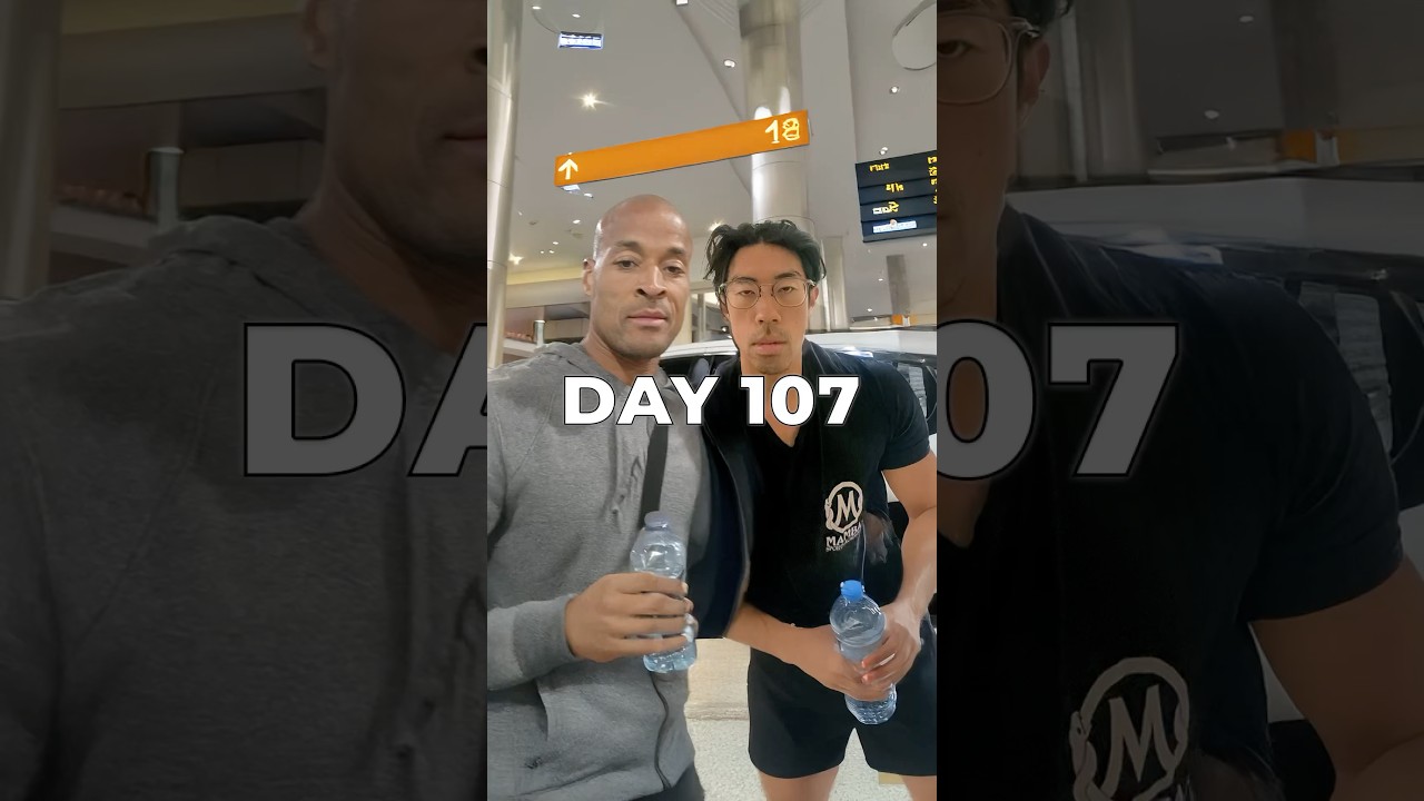 Day 107 of working out like David Goggins 