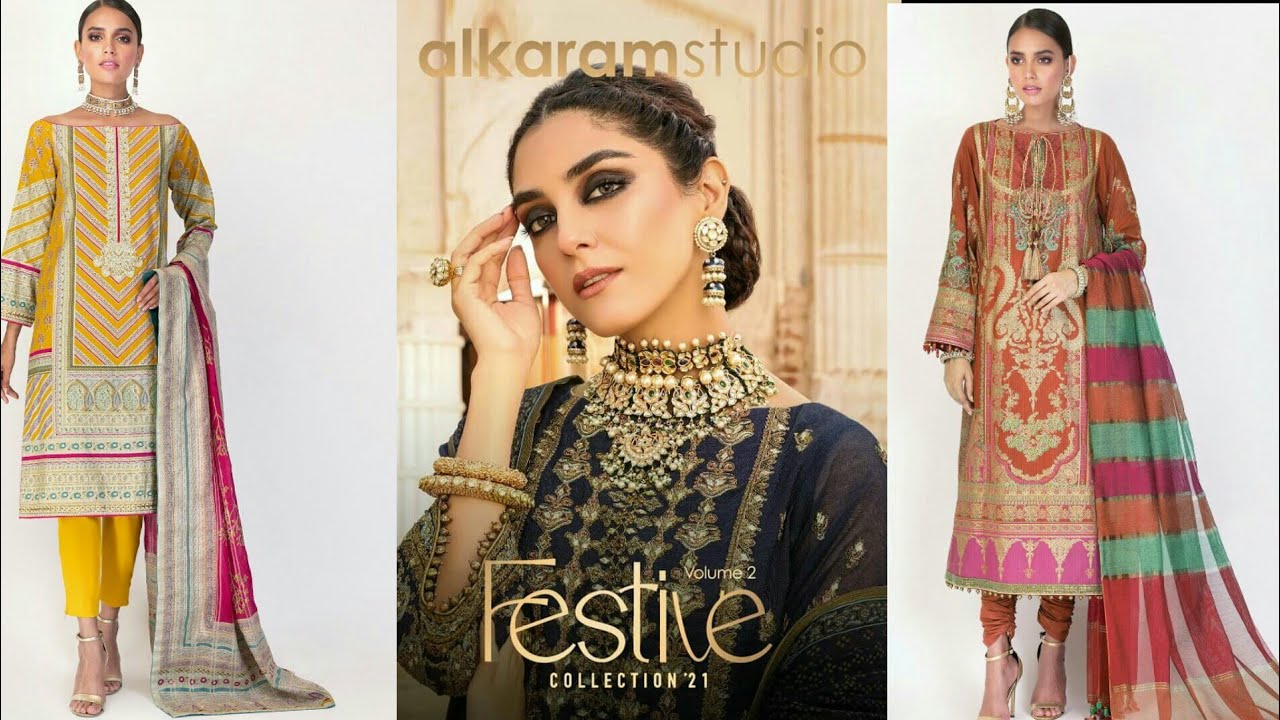 Alkaram Studio  Fastive Collection 2021 |Alkaram Eid Collection 2021 with price