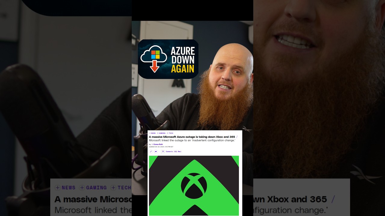 Облако просто упало с неба &mdash; массовый сбой в работе Azure от Microsoft (снова) #technews #microsoft