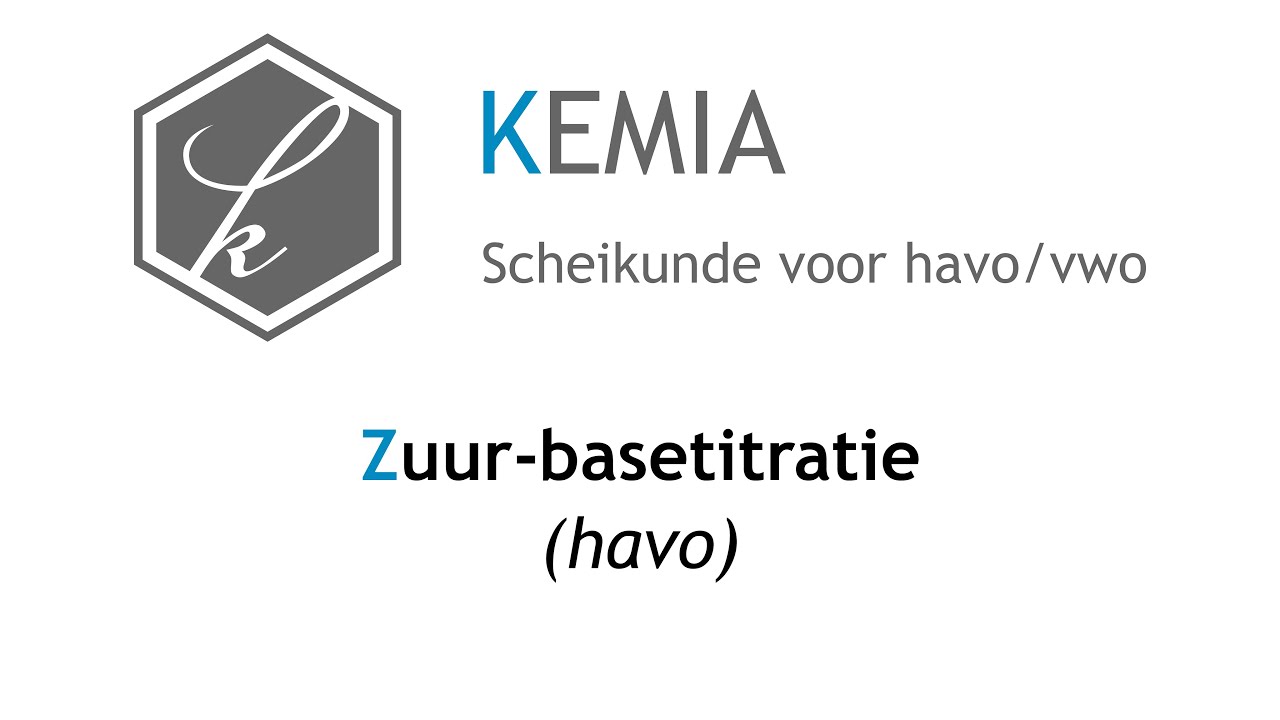 Zuur-basetitratie (havo)