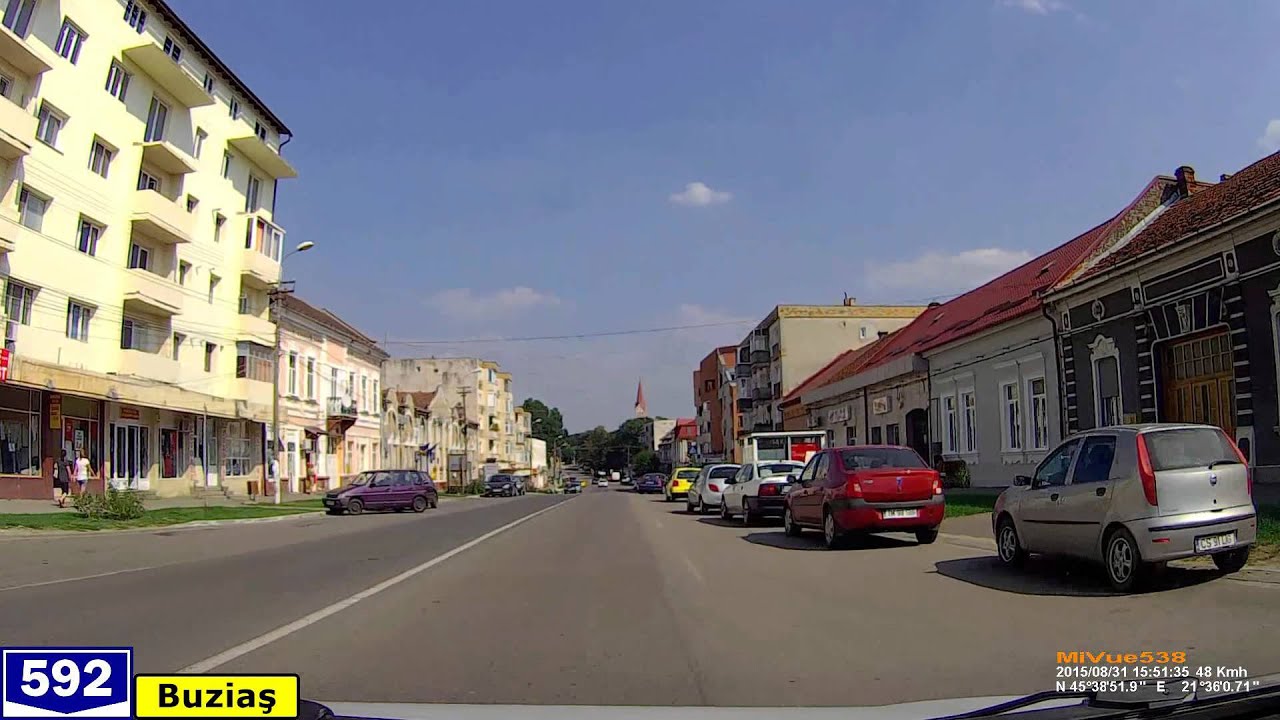 DJ 592:  Timişoara - Buziaş - Lugoj  (Timelapse 3.5x)