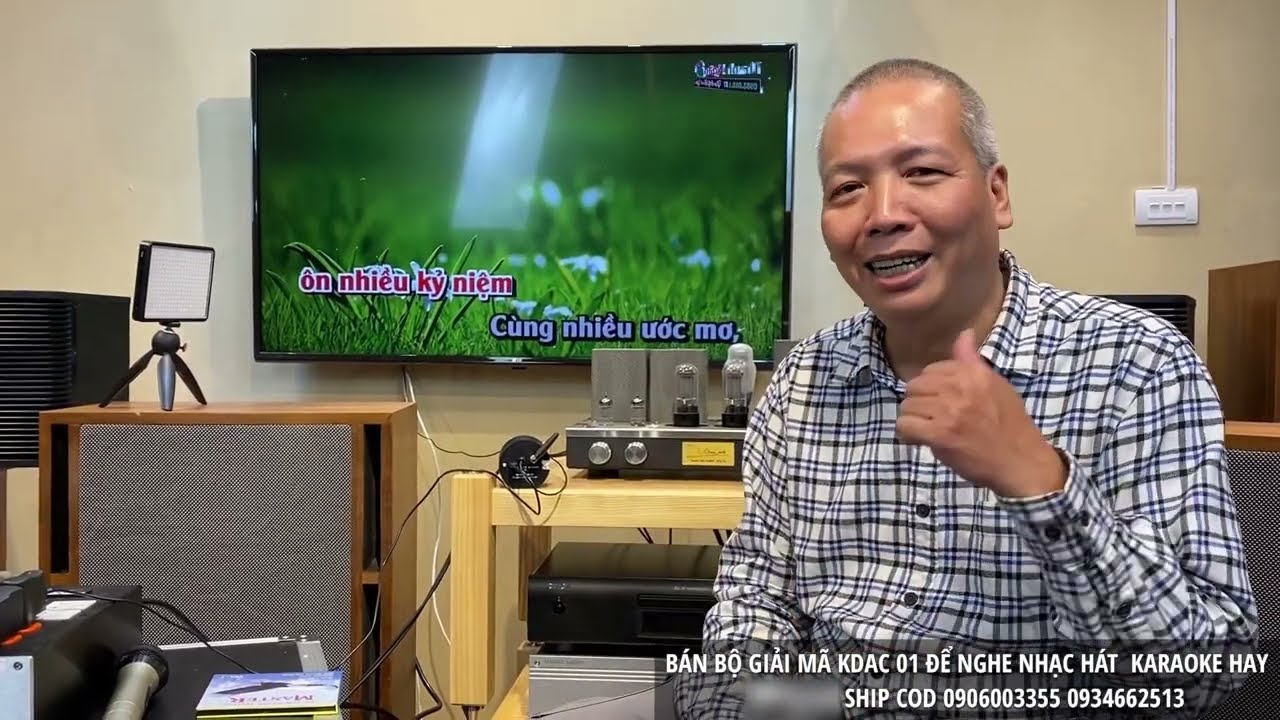 #09. Phối ghép Karaoke với dàn nghe nhạc để lời bay hát nhẹ âm thanh nổi