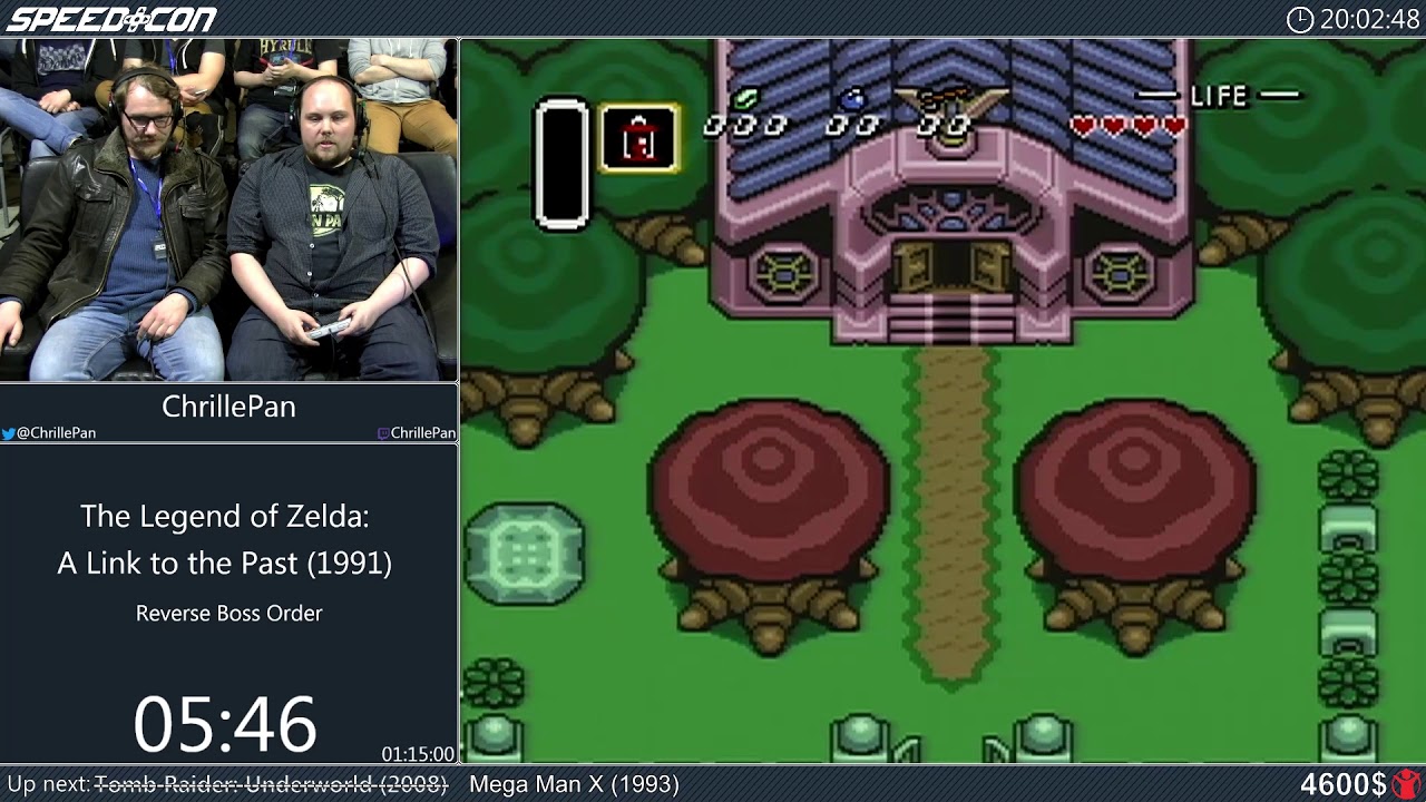The Legend of Zelda: A Link to the Past - Reverse Boss Order by ChrillePan | SpeedCon 2019