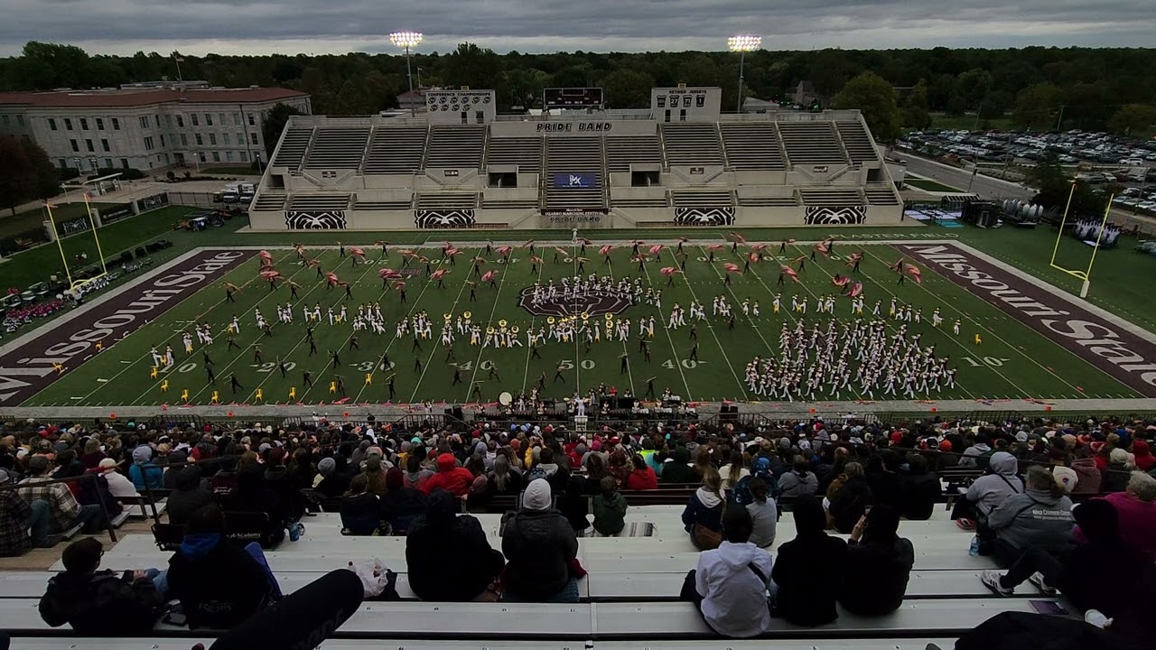 Missouri State University's Pride Marching Band performs at Ozarko 2023