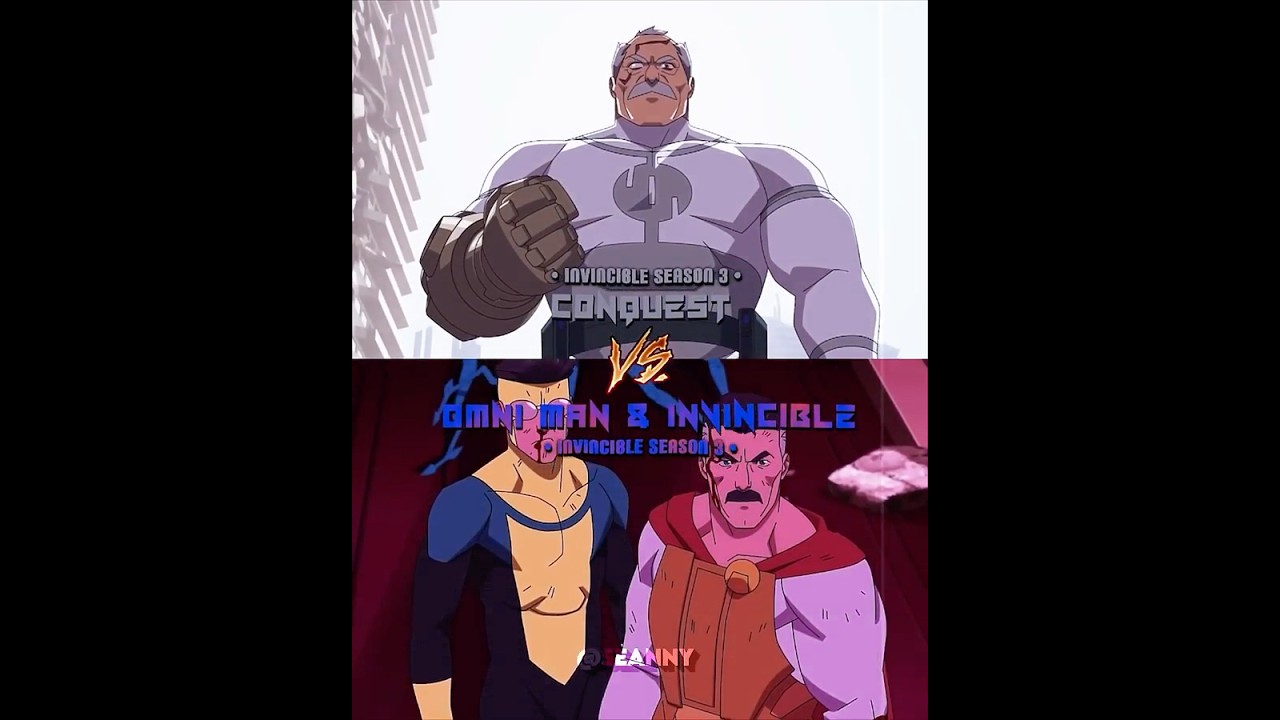 Conquest Vs Omni Man & Invincible | Invincible Season 3