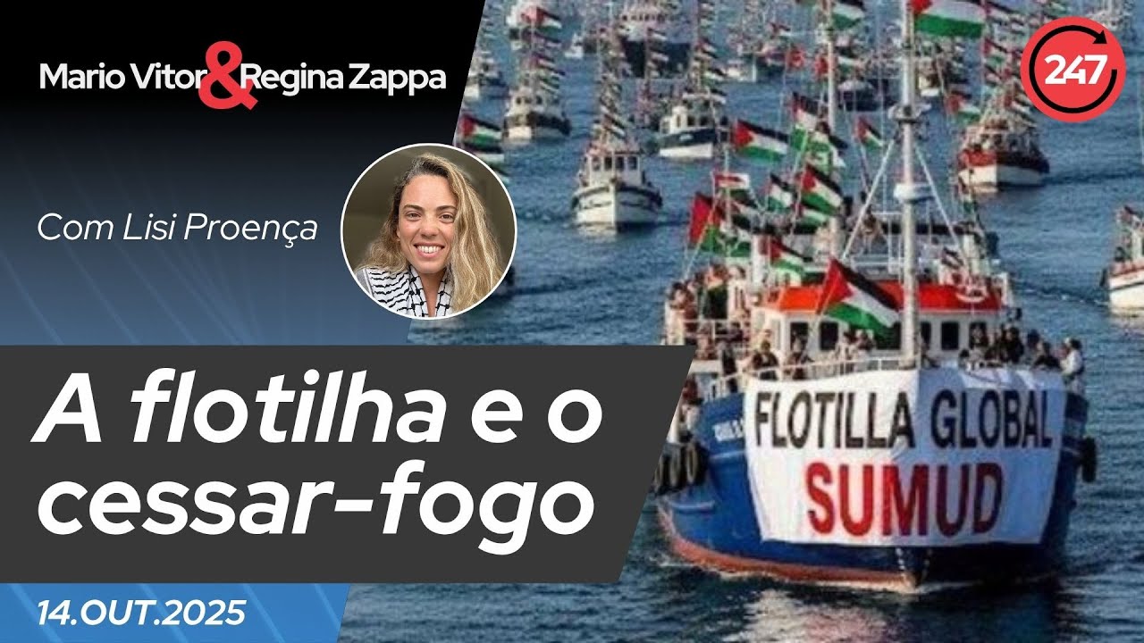 Mario Vitor & Regina Zappa - A flotilha e o cessar 14.10.25
