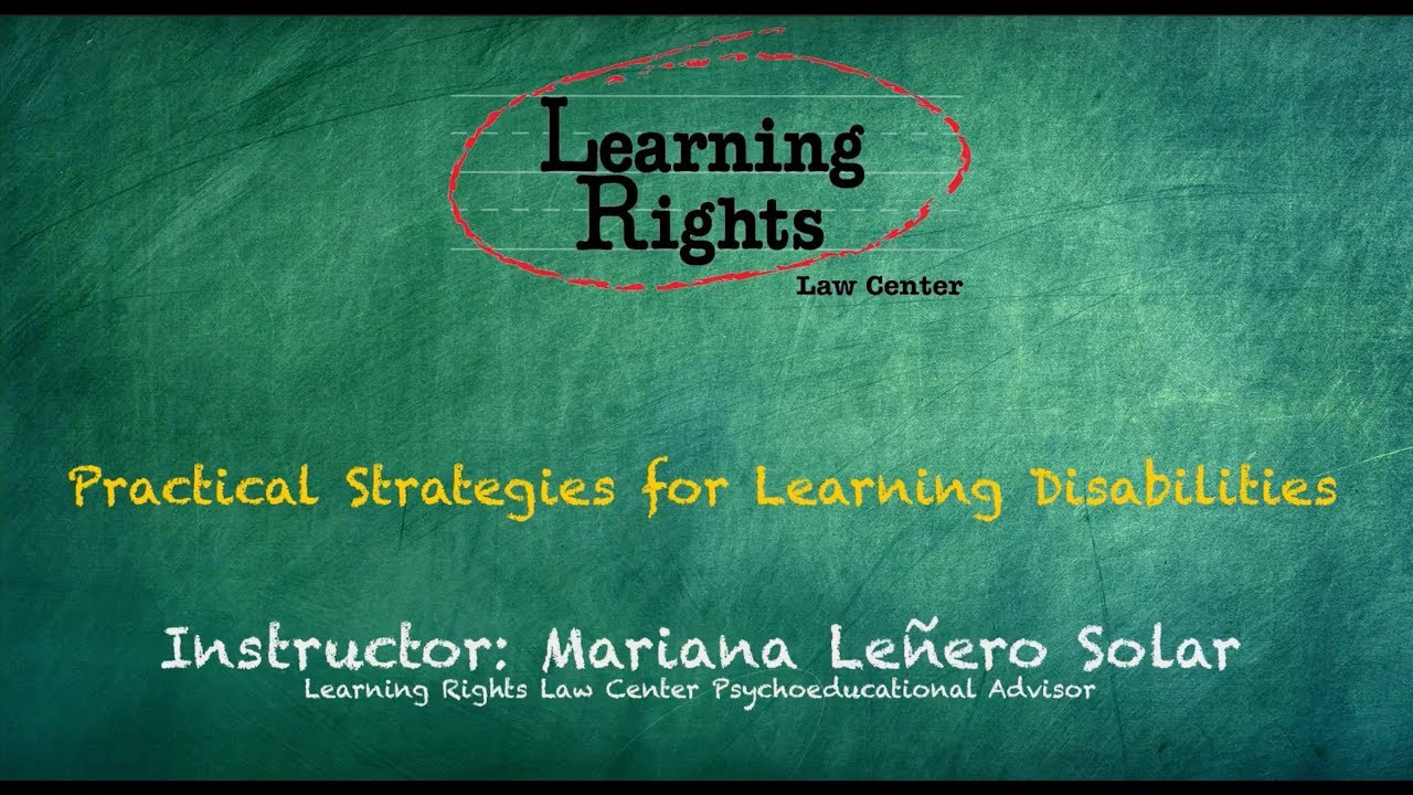 Practical Strategies for Learning Disabilities