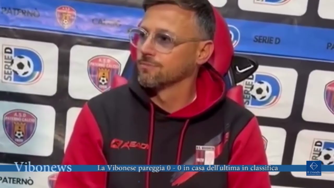La Vibonese pareggia 0   0 in casa dell'ultima in classifica