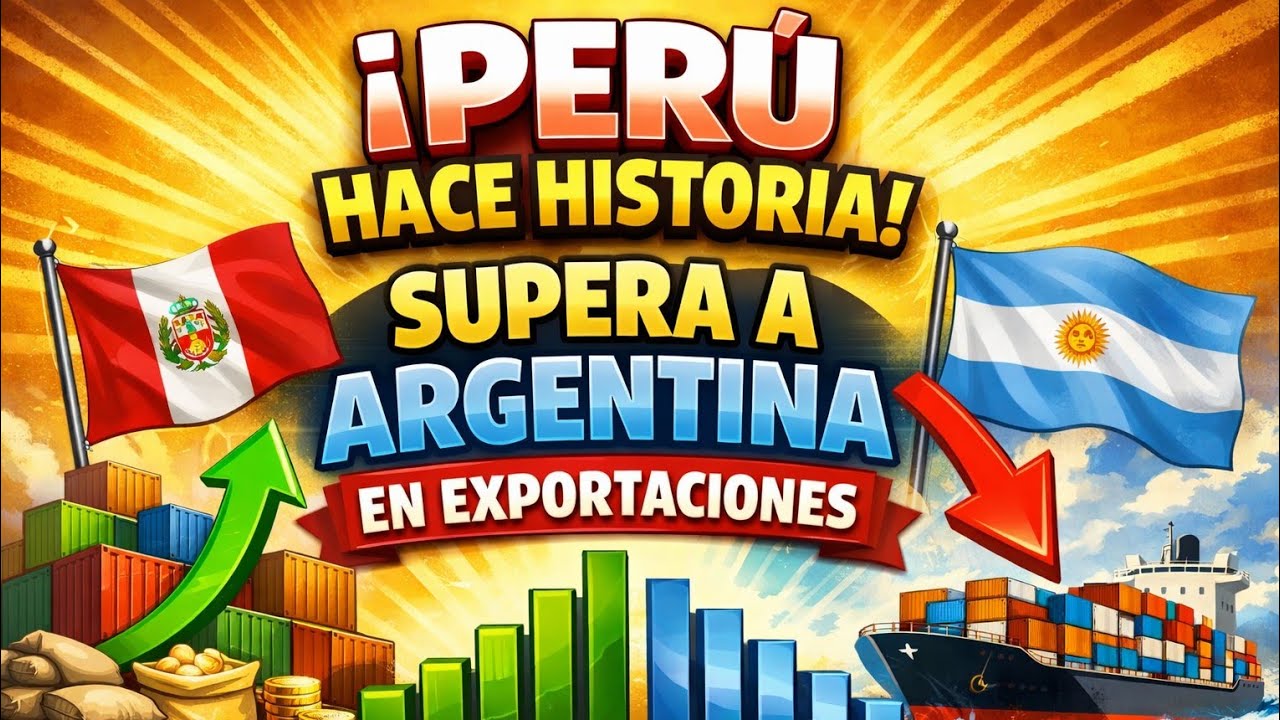 Perú supera a Argentina y hace historia en exportaciones