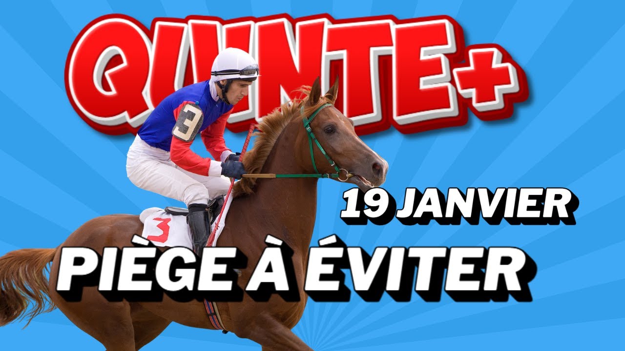 Quinté Plus 19/01/2026 : Mes Pronostics Gagnants et la Base du Jour !