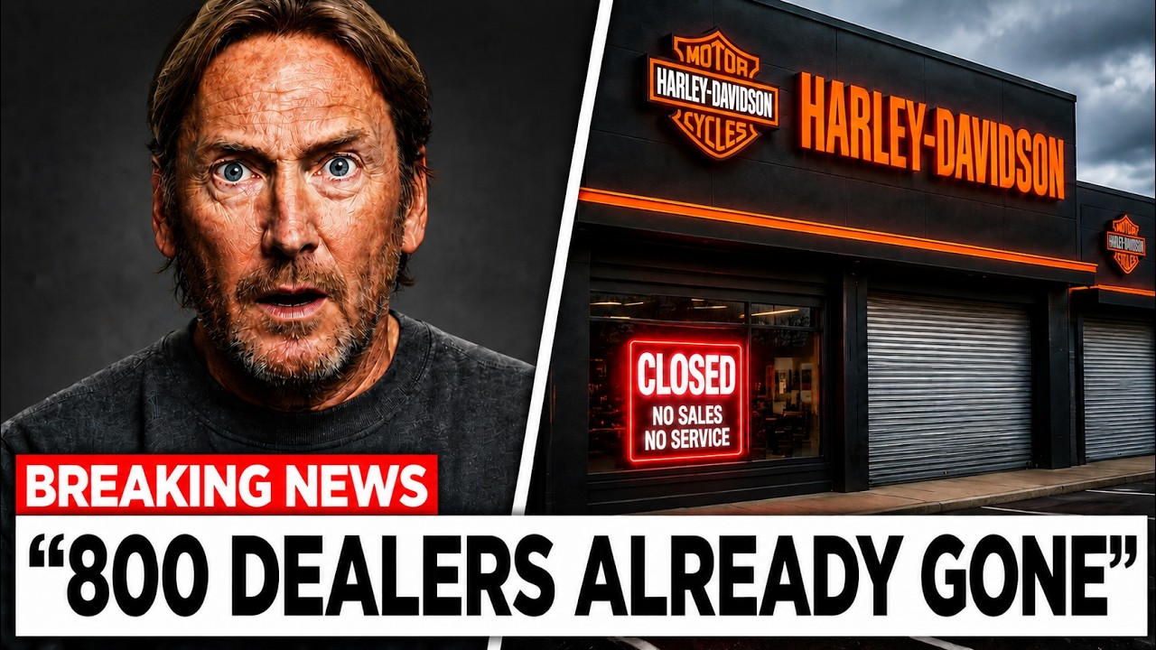 Harley-Davidson In BIG TROUBLE, 800 Dealers Have Already Vanished