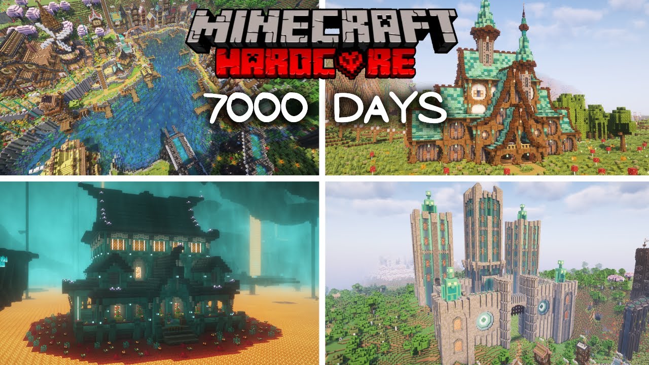 Surviving 7000 Days of Hardcore Minecraft [FULL MOVIE]