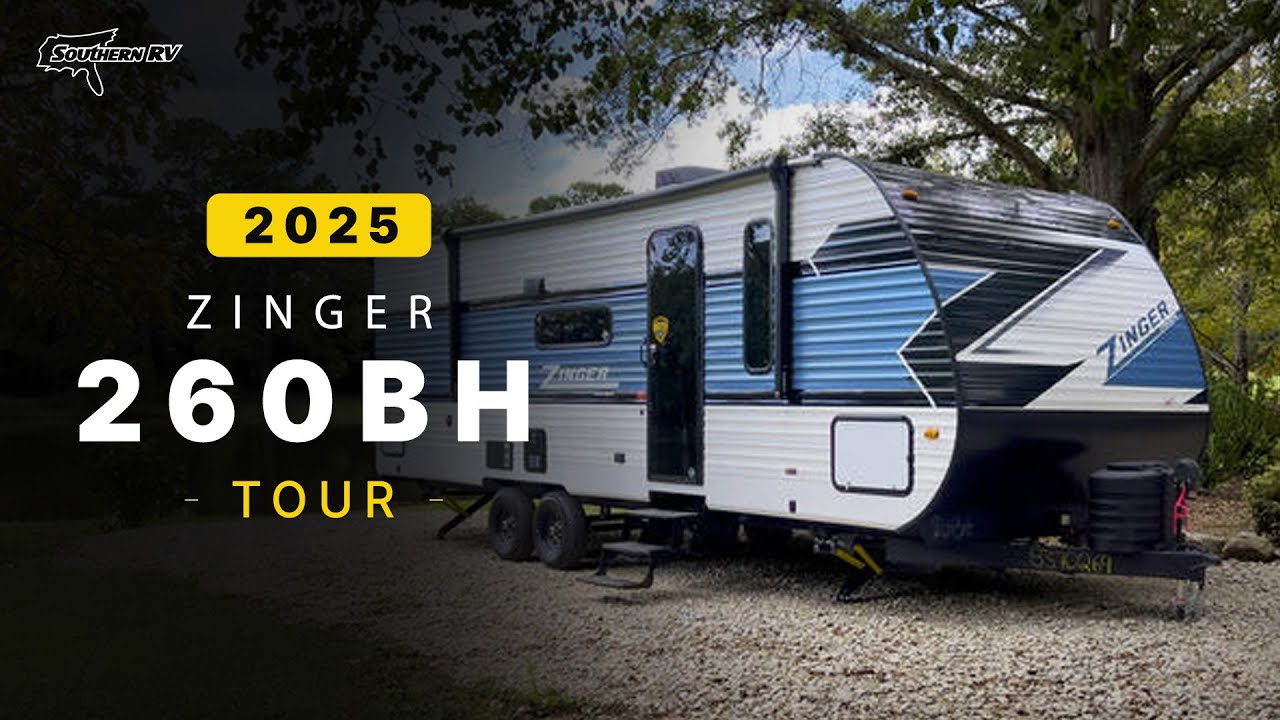 Дом на колесах CrossRoads RV Zinger 260BH 2025 года выпуска, двухъярусный домик, туристический пр...