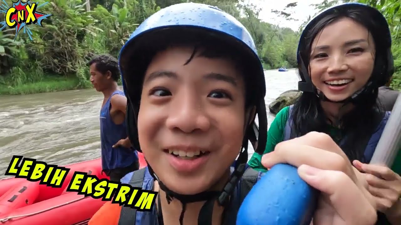 ARUNG JERAM DI SUNGAI TENGAH HUTAN,PERANG TEMBAKAN AIR 😜 Vlog Liburan Bali Part 11 | CnX Adventurers