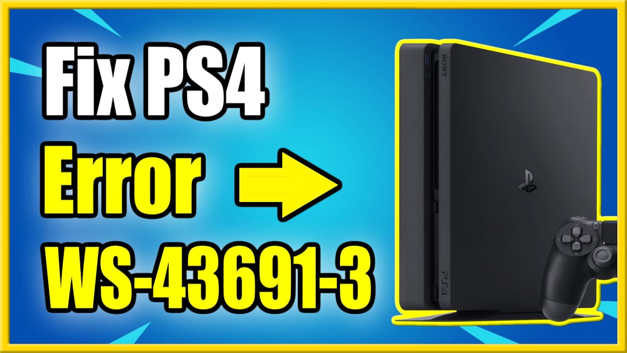 How to FIX PS4 Error Code WS-43691-3 (Can't Download Game or Buy PS Plus!)