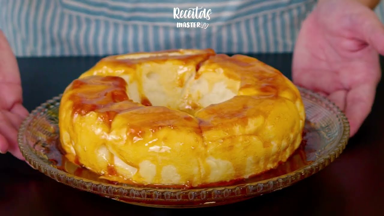 Pudim de Merengue no Forno | Sem Leite Condensado e Sem Liquidificador