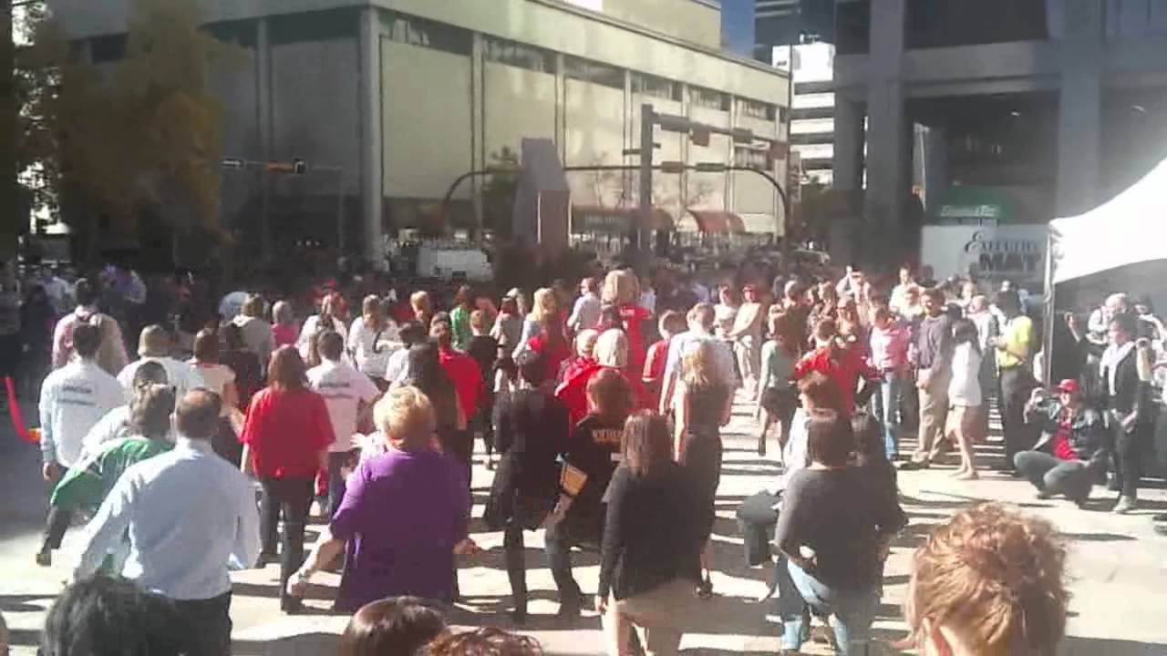 Suncor flash mob - Hello! - September 26 2011