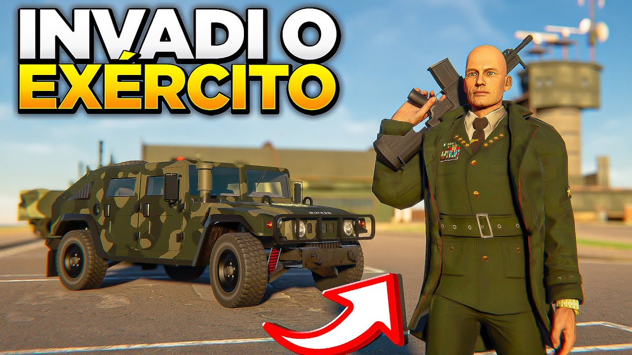 INVADI O EX&Eacute;RCITO COM MINHA NOVA GANGUE DO ONE STATE RP