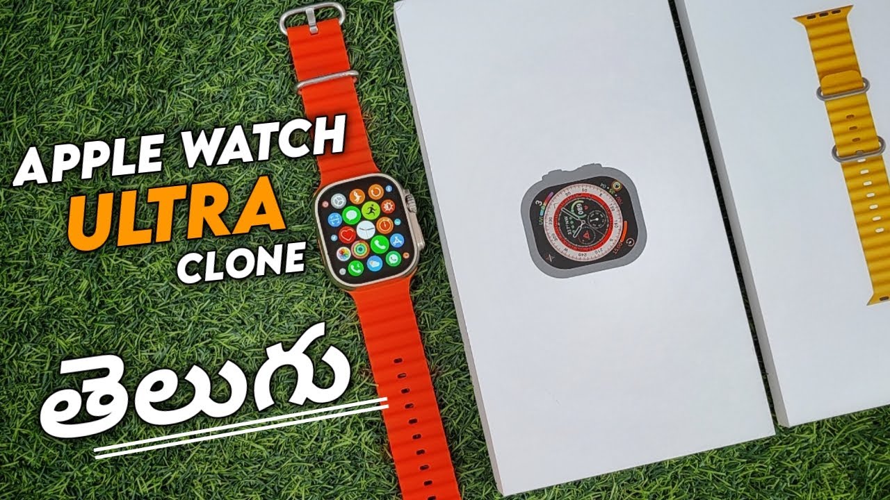 Apple Watch Ultra Clone Review In Telugu