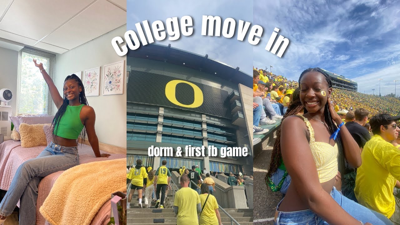 college move in at uoregon ( freshman year)