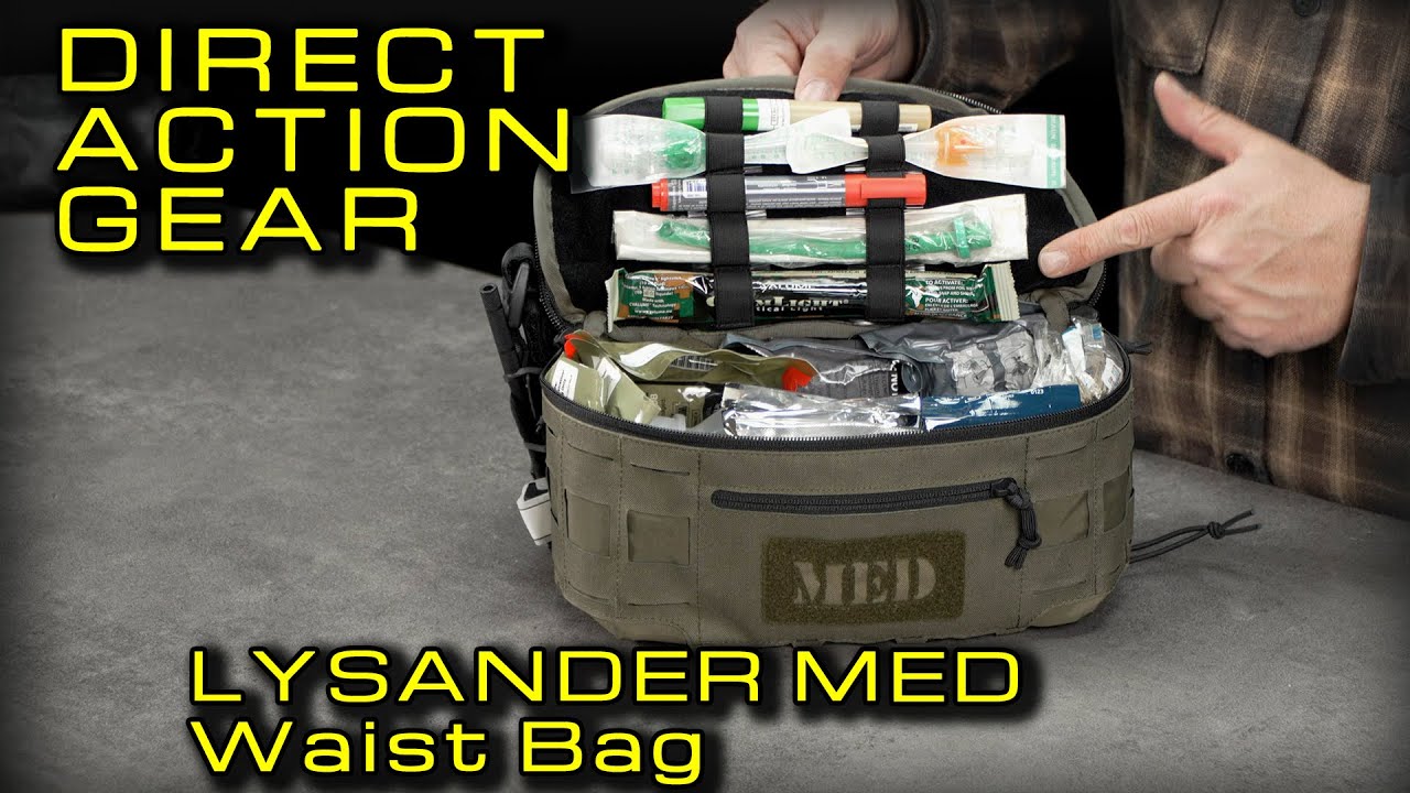 Von der Hüfte aus zum Lebensretter - der DIRECT ACTION GEAR - LYSANDER MED WAIST BAG